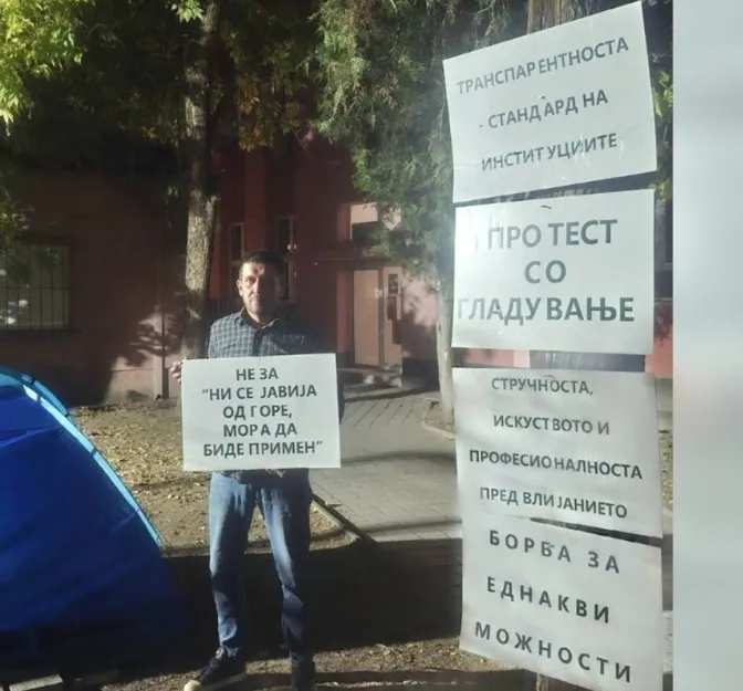 Доктор Василевски го прекина шестдневниот штрајк со глад