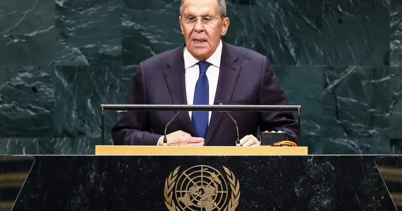 Lavrov na ZN obtožil Evropo oviranja mirovnih pogajanj; prvo srečanje z nemškim zunanjim ministrom po začetku vojne