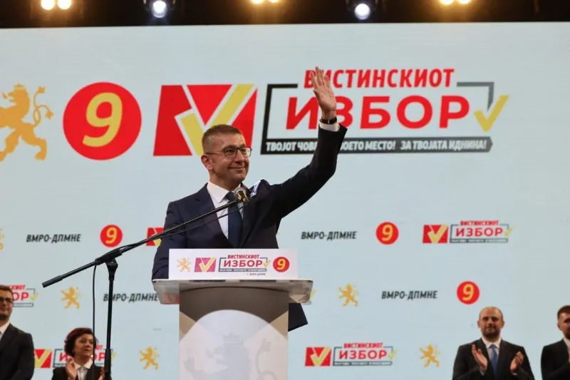 ВМРО-ДПМНЕ и Христијан Мицкоски со убедливо водство во анкетата на Маркет вижн