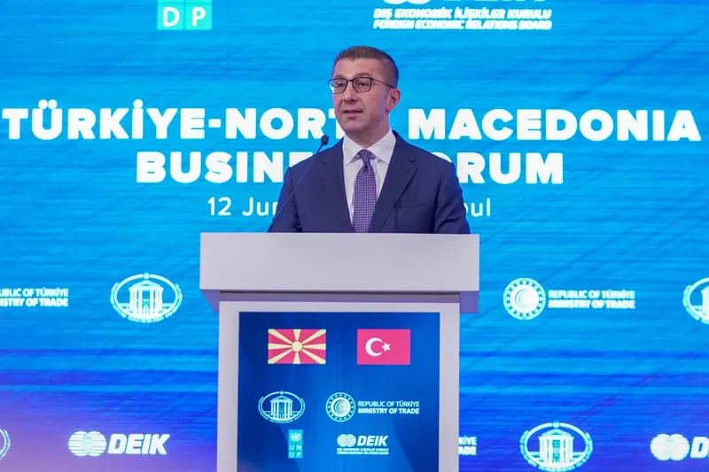 Премиерот Мицкоски ги повика турските компании да инвестираат во Македонија