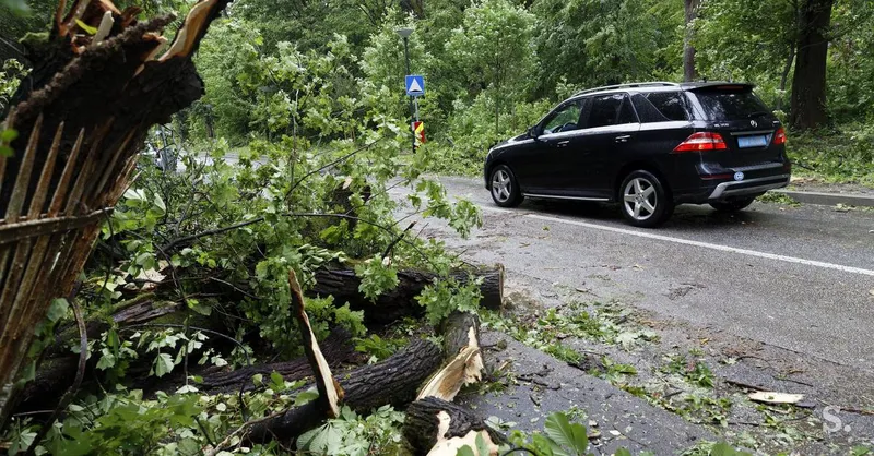 Orkanska burja na Hrvaškem ohromila promet in povzročila nesreče