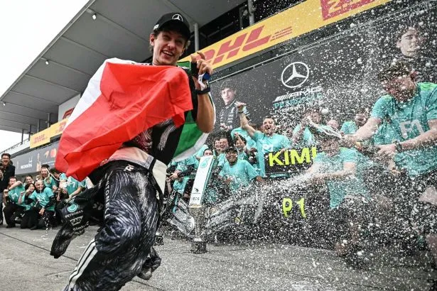 Kimi Antonelli z zmago v Suzuki postal najmlajši vodilni v zgodovini formule 1