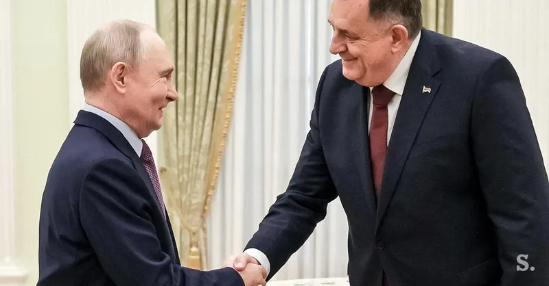 Putin sprejel Dodika in Minića, jima zaželel uspeh na volitvah