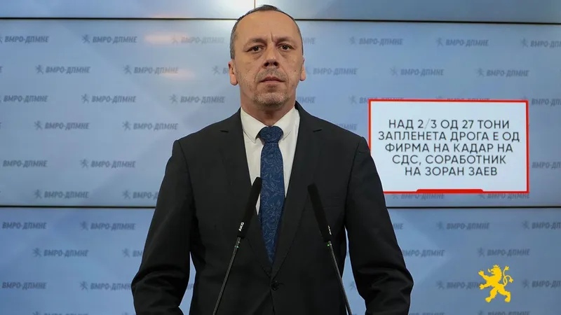 ВМРО-ДПМНЕ ги обвини Заев и Филипче за вмешаност во шверц на 40 тони марихуана