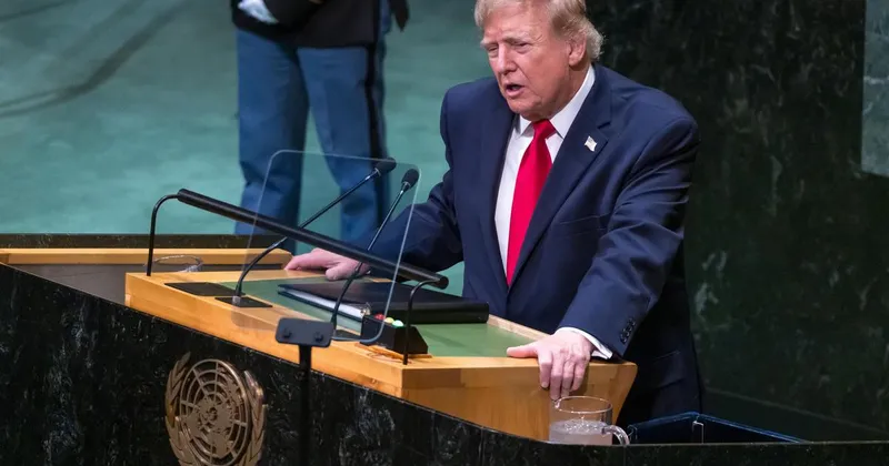 Donald Trump na zasedanju ZN zagrozil Iranu in napovedal konec vojne v Ukrajini