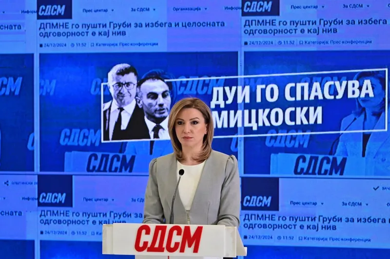 Артан Груби приведен на Блаце и меѓупартиски обвинувања за политички дефокус