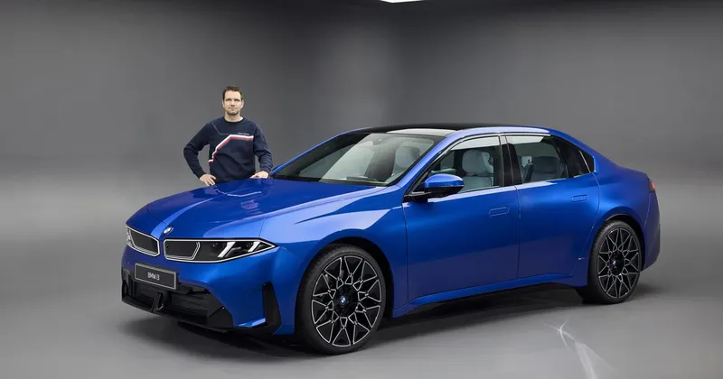 BMW razkril električno limuzino i3 na revolucionarni platformi Neue Klasse