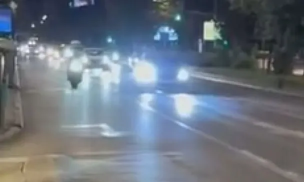МВР поднесува кривична пријава против А.А. (37) за возење мотоцикл на едно тркало без возачка дозвола во Скопје