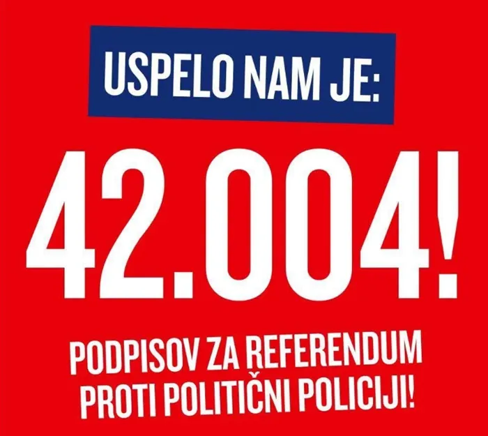 Pobudniki zbrali dovolj podpisov za referendum o noveli zakona o preiskavi