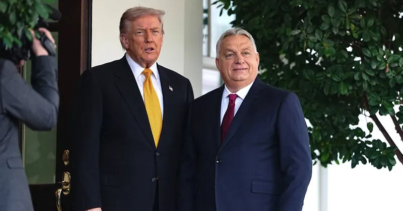 Donald Trump podprl Viktorja Orbana pred madžarskimi parlamentarnimi volitvami