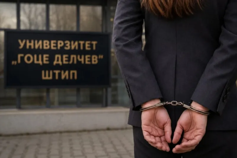 Уапсена професорка на Универзитетот „Гоце Делчев“ за примање поткуп од студент
