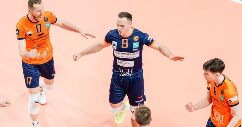 ACH Volley in Calcit Volley začenjata finalno serijo državnega prvenstva