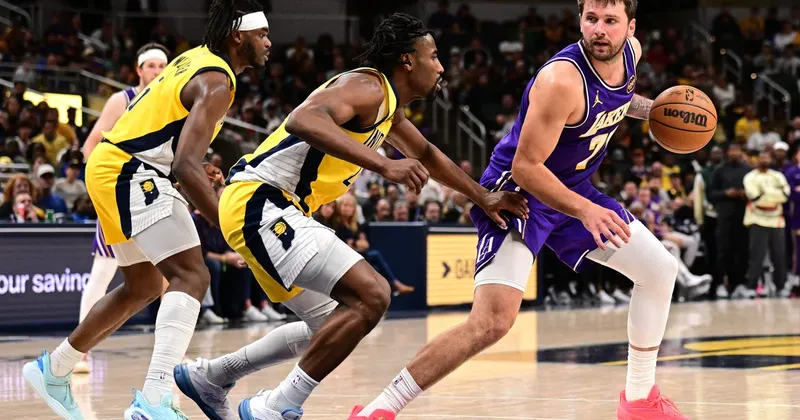 Luka Dončić s 43 točkami popeljal Los Angeles Lakers do zmage nad Indiano