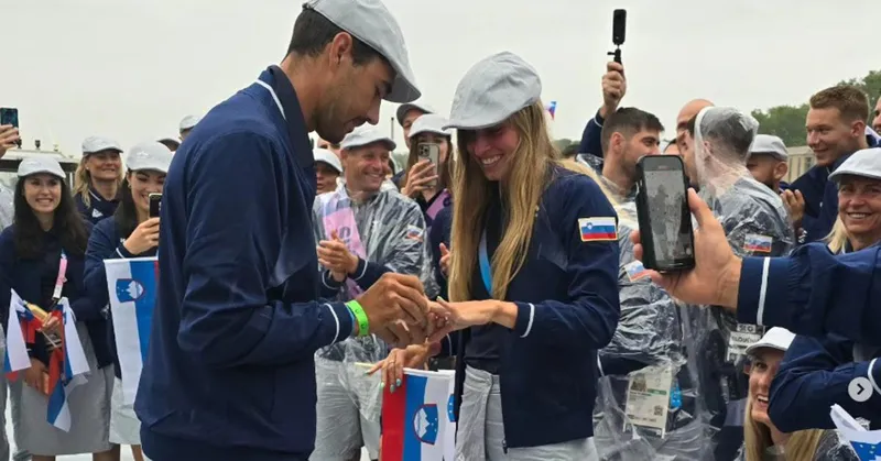 Slovenska olimpijca Anita Horvat in Žan Luka Zelko sklenila zakonsko zvezo
