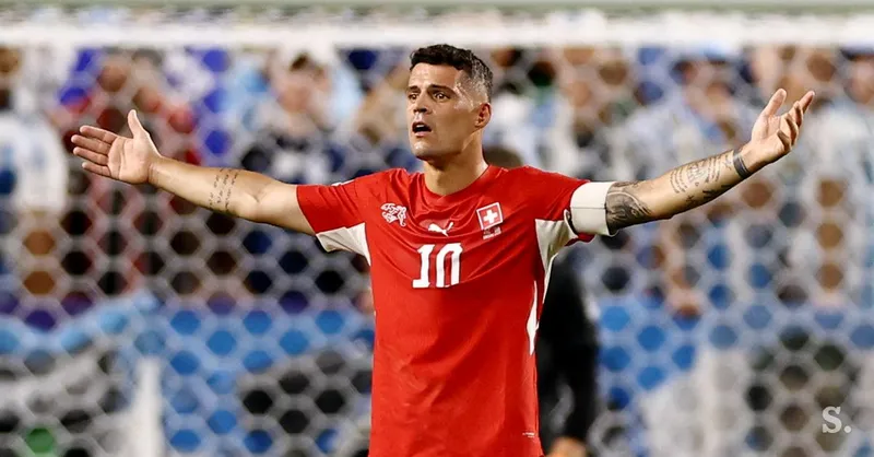 Granit Xhaka izpušča tekme Švice zaradi ponarejenega covidnega potrdila