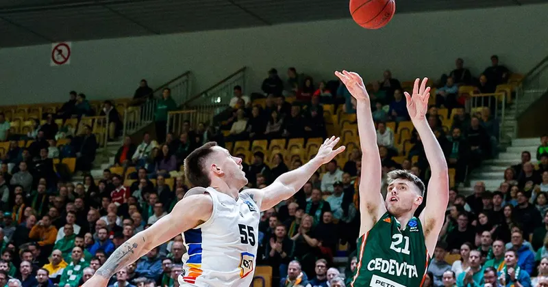 Cedevita Olimpija v Tivoliju premagala Cluj za utrditev boja za četrtfinale