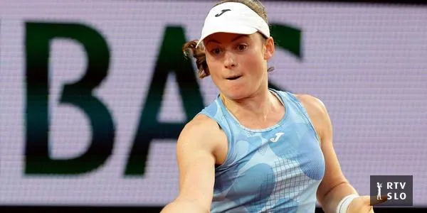 Tamara Zidanšek in Veronika Erjavec na glavnem turnirju odprtega prvenstva ZDA