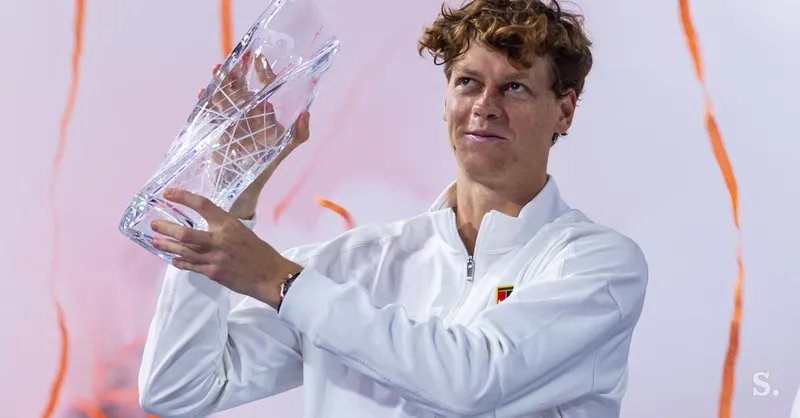 Jannik Sinner z zmago v Miamiju nad Jirijem Lehečko osvojil sončni dvojček
