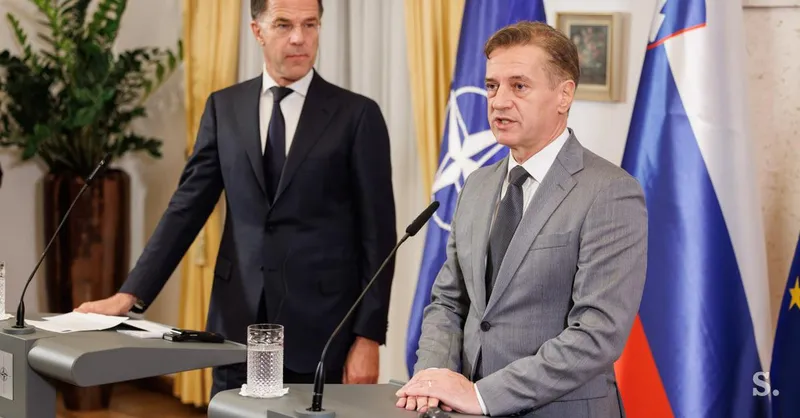 Mark Rutte opozarja Roberta Goloba na neustrezne obrambne izdatke Slovenije