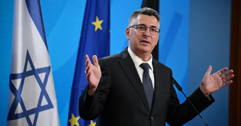 Izraelski zunanji minister Gideon Sar na obisku v Ljubljani ob odprtju veleposlaništva