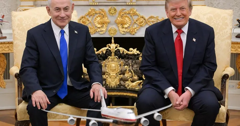 Trump in Netanjahu v Beli hiši razpravljala o Iranu in Gazi