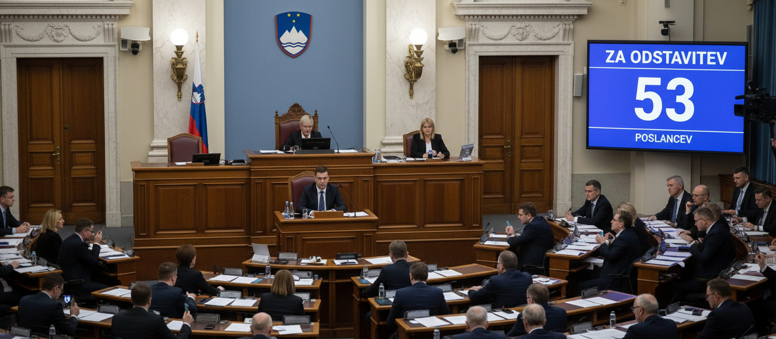 Toliko poslancev je glasovalo za odstavitev Luke Mesca