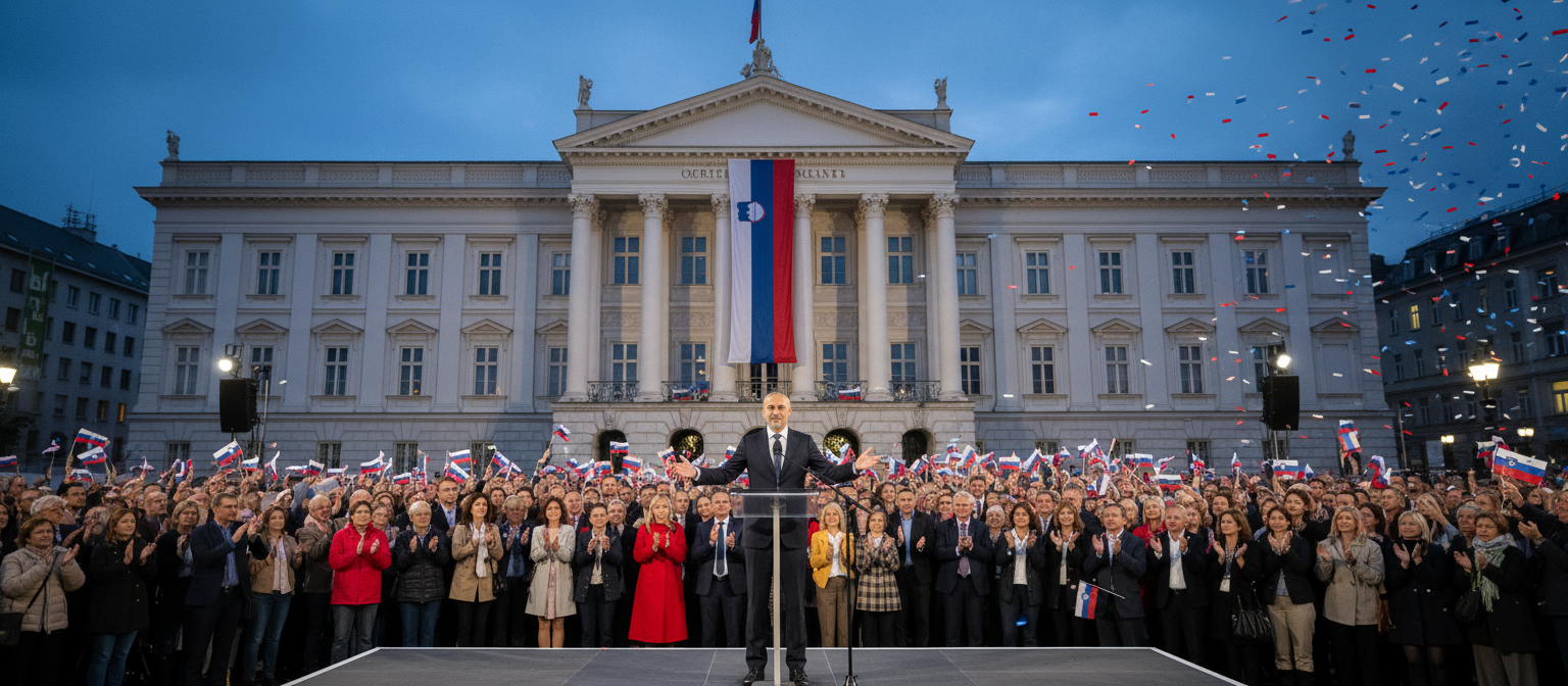 Golob na državni proslavi: Slovenci smo veličastni. Nepremagljivi